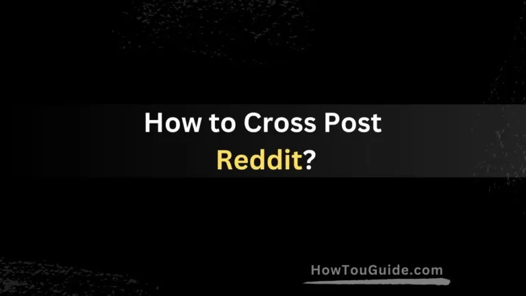 How to Cross Post Reddit?